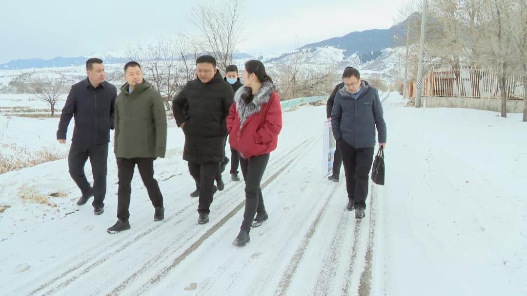 在泉子街镇太平村,潘素华详细了解太平村2022年高质