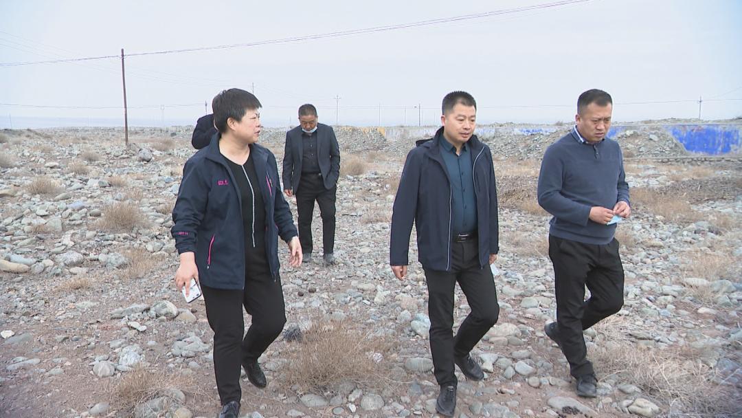 潘素华先后来到国道335石场沟路段绿色长廊,水溪沟河